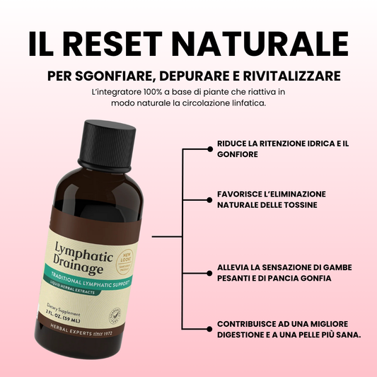 Drenaggio linfatico liquido – Ritrova leggerezza, energia e una pelle liscia.