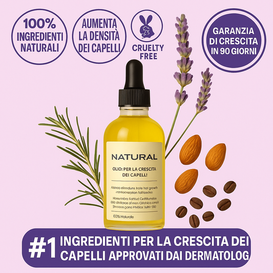 Velora™ - olio naturale per la crescita dei capelli